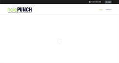 Desktop Screenshot of holepunchstudios.com